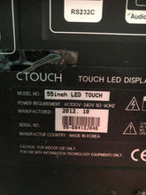 Afbeelding in Gallery-weergave laden, Ctouch 55 inch LED Touchscreen
